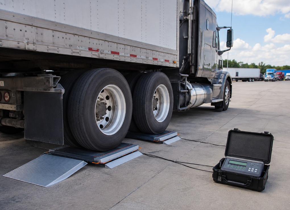 portable truck axle scale
