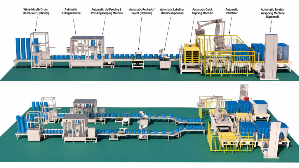 50L automatic quantitative filling integrated system