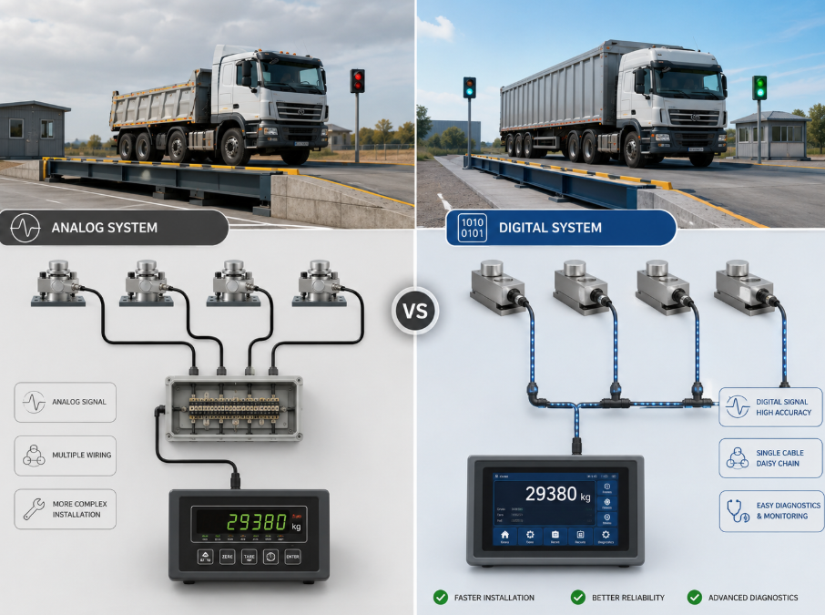 Automotive weighbridge load cell