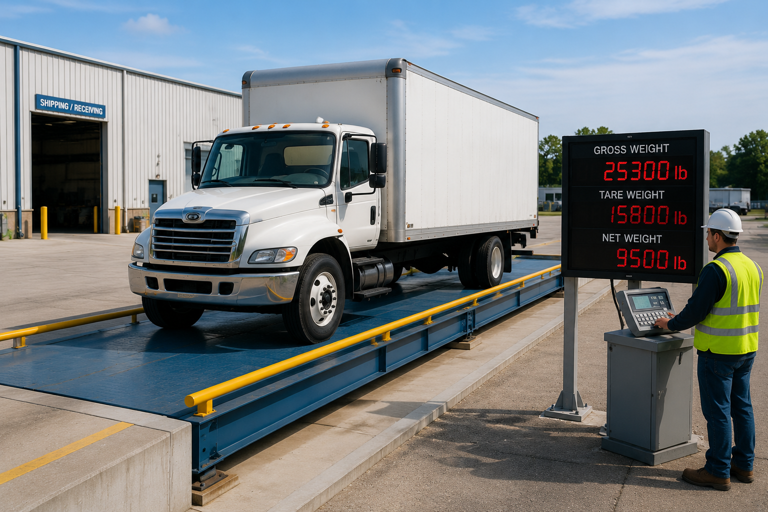 how much weight can a box truck scale guide