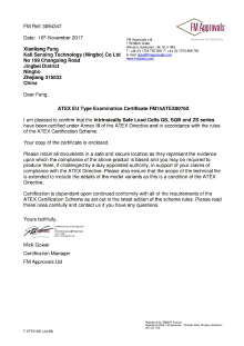 Keliscales Examination Certificate